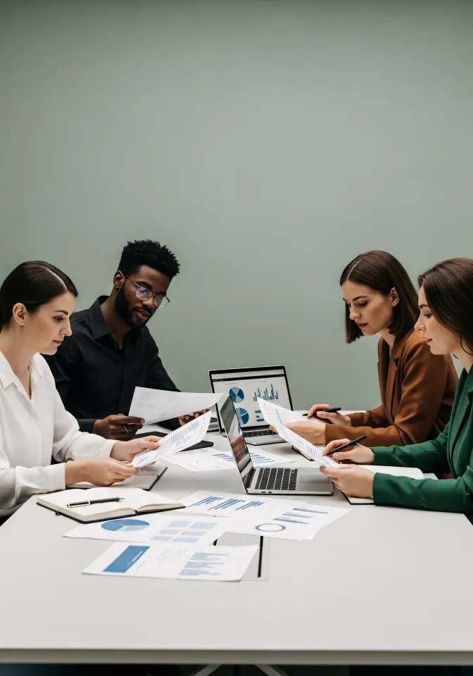 Team di analisti che collaborano