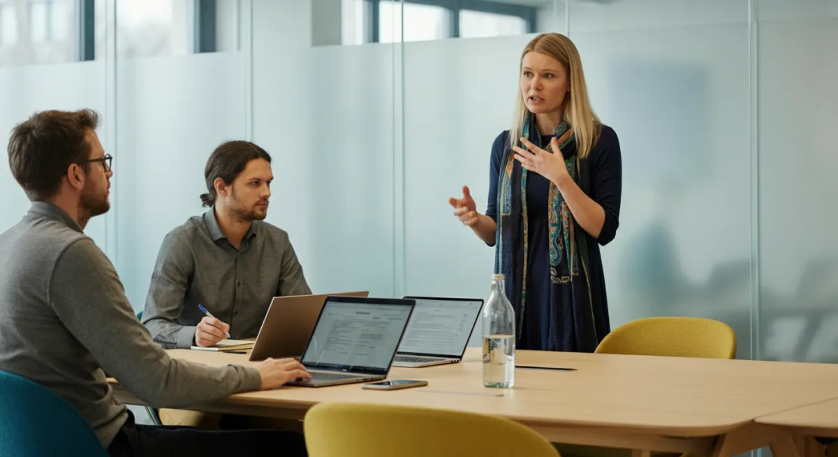 Analisti di mercato al lavoro